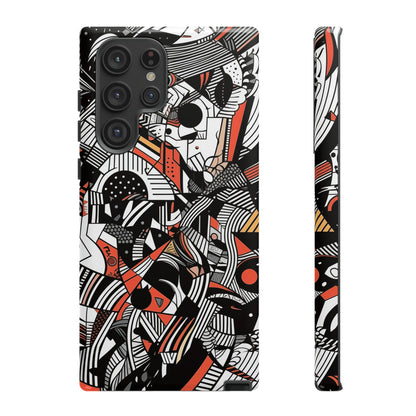DOODLE ABSTRACTO #3 | Funda resistente para teléfono