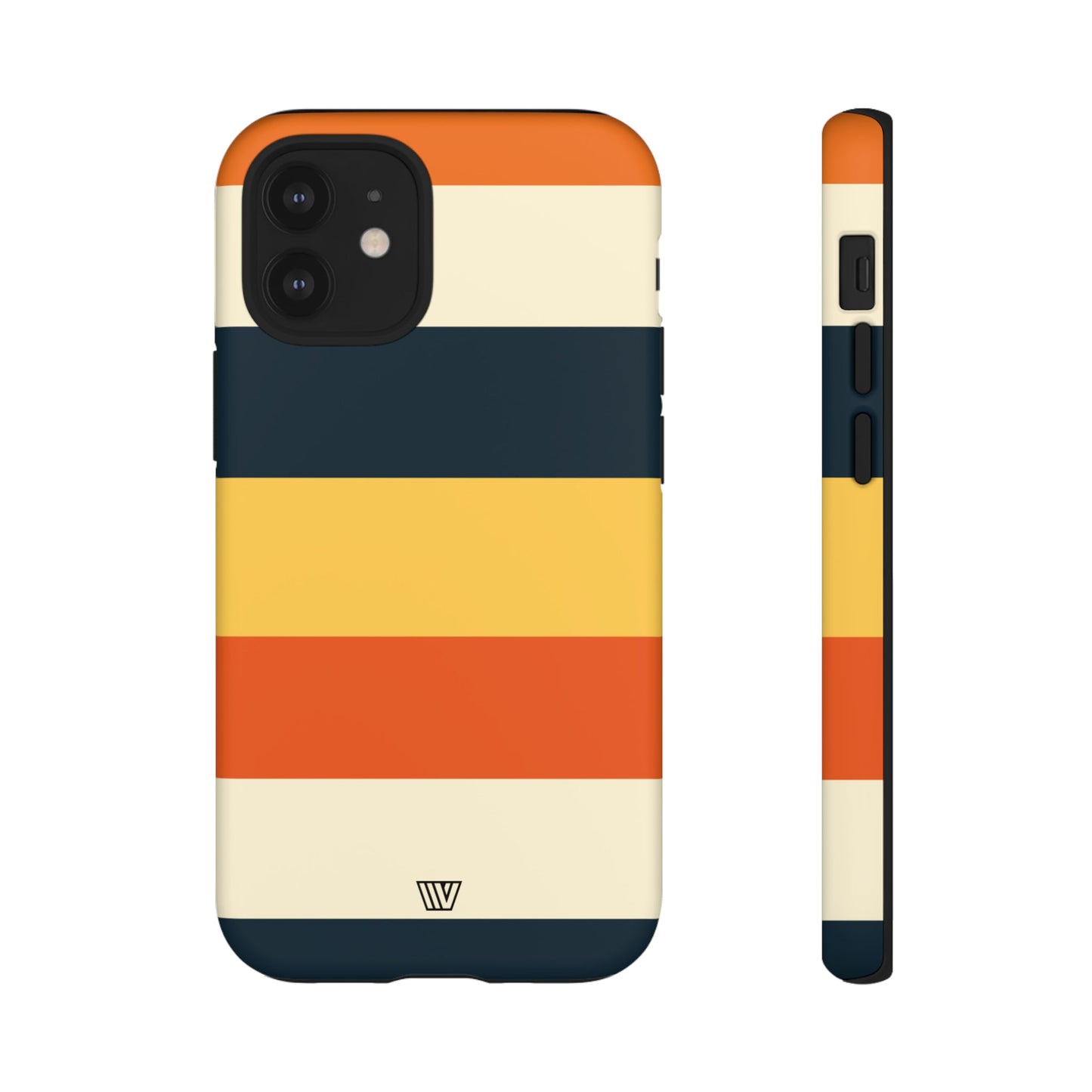 Rayas de atardecer en la playa | Funda resistente para teléfono