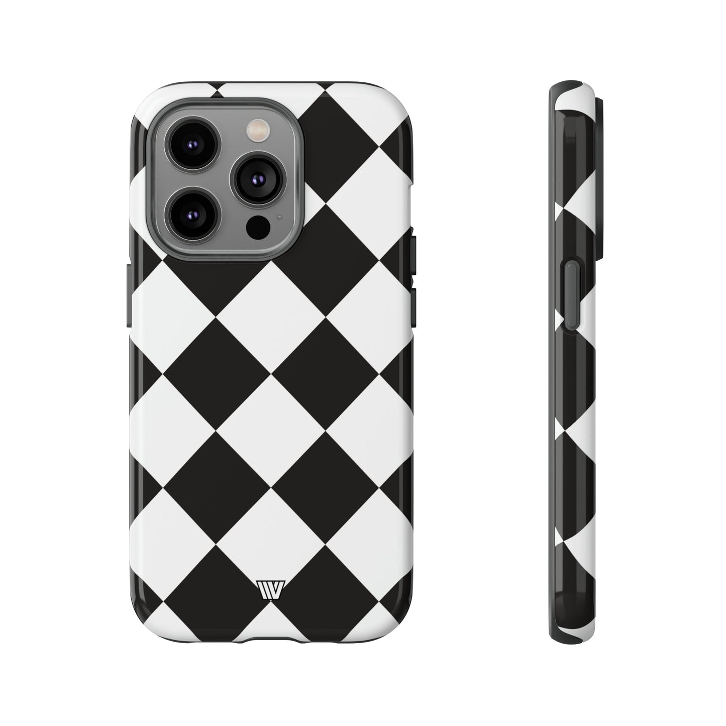 DIAMANTE BLANCO Y NEGRO | Funda resistente para teléfono