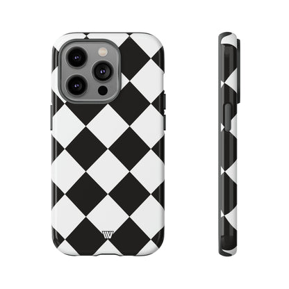 DIAMANTE BLANCO Y NEGRO | Funda resistente para teléfono