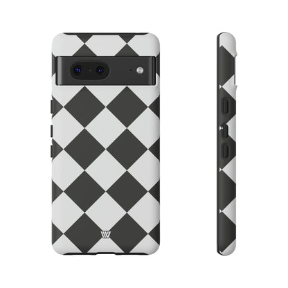 DIAMANTE BLANCO Y NEGRO | Funda resistente para teléfono