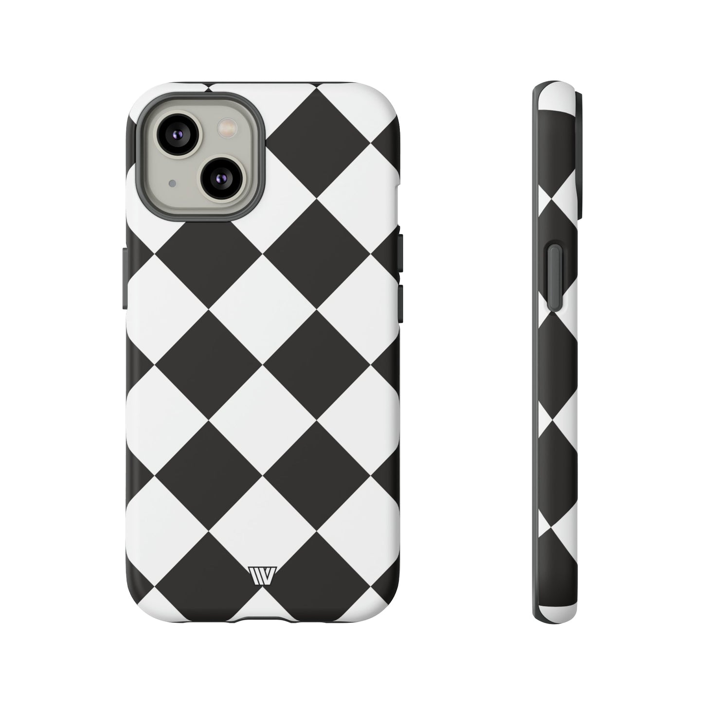DIAMANTE BLANCO Y NEGRO | Funda resistente para teléfono