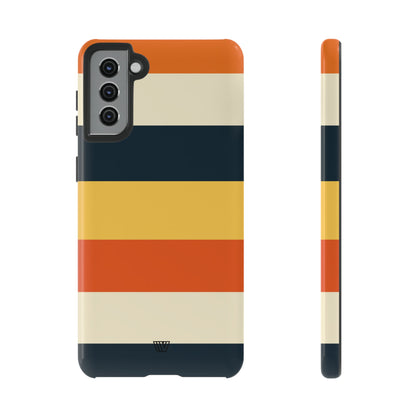 Rayas de atardecer en la playa | Funda resistente para teléfono