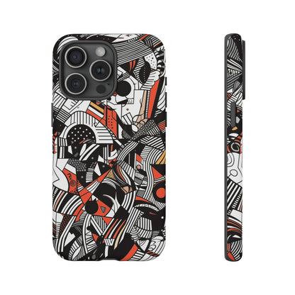 DOODLE ABSTRACTO #3 | Funda resistente para teléfono