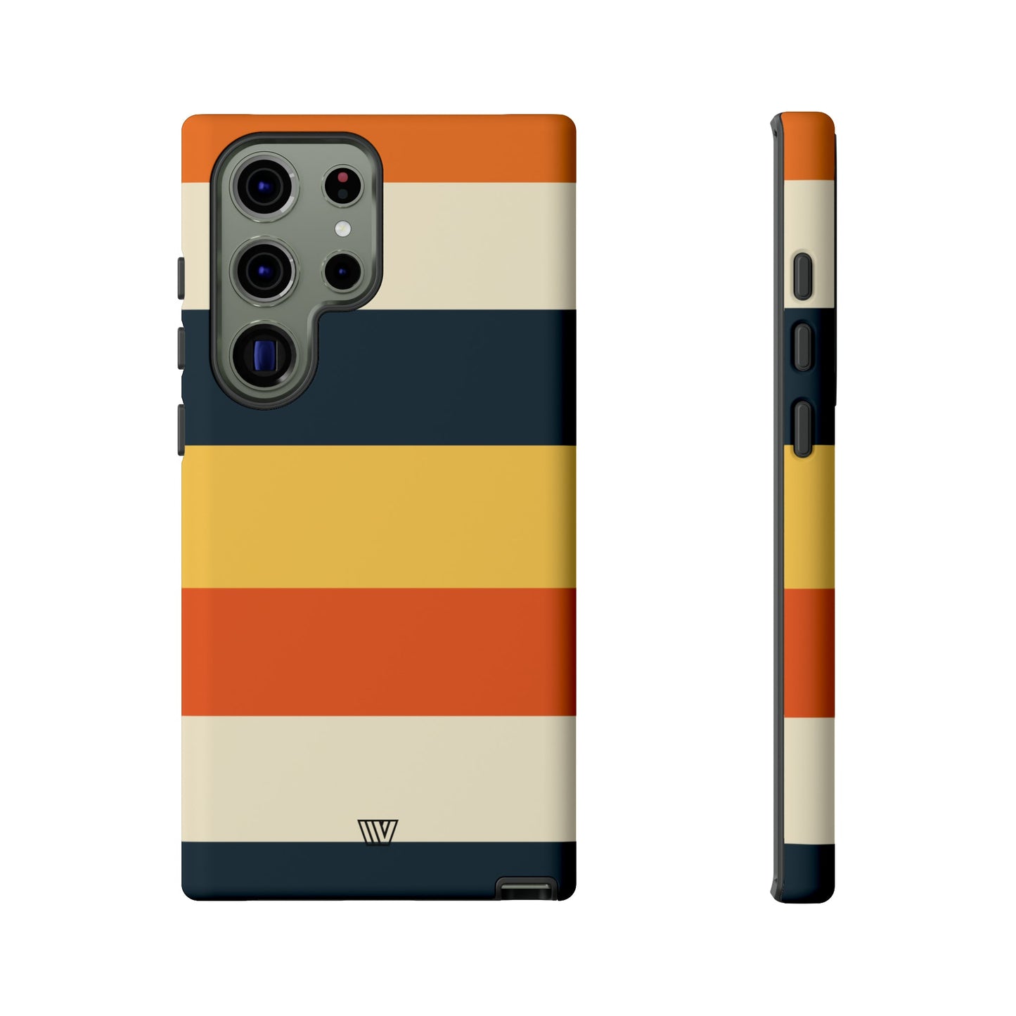 Rayas de atardecer en la playa | Funda resistente para teléfono