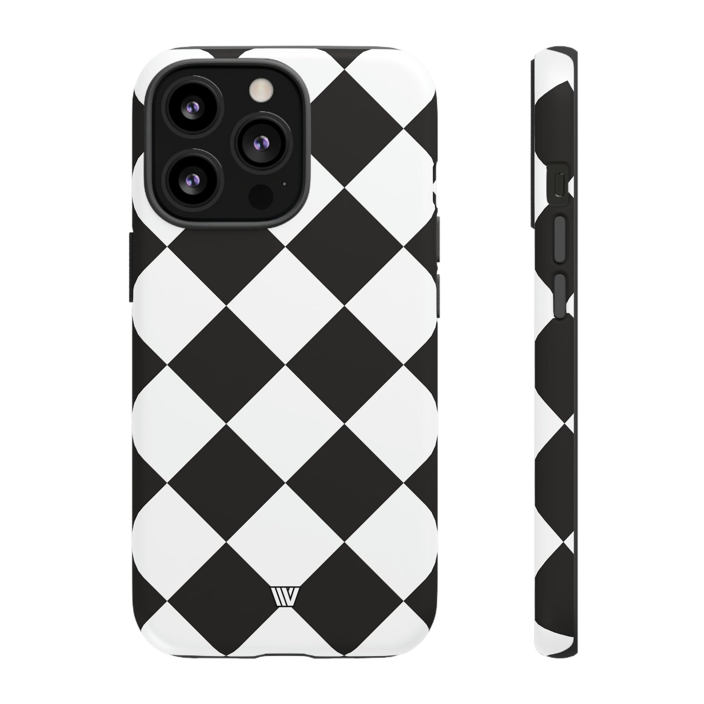 DIAMANTE BLANCO Y NEGRO | Funda resistente para teléfono