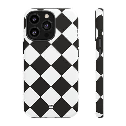 DIAMANTE BLANCO Y NEGRO | Funda resistente para teléfono