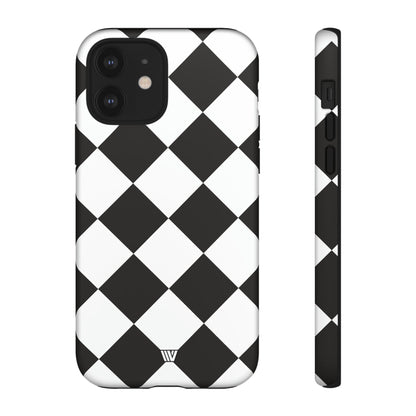 DIAMANTE BLANCO Y NEGRO | Funda resistente para teléfono