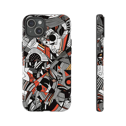 DOODLE ABSTRACTO #3 | Funda resistente para teléfono