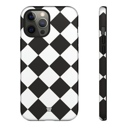 DIAMANTE BLANCO Y NEGRO | Funda resistente para teléfono