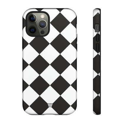 DIAMANTE BLANCO Y NEGRO | Funda resistente para teléfono