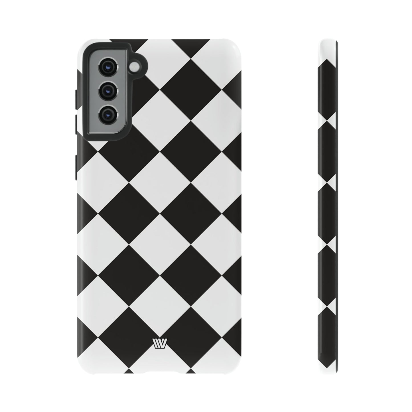 DIAMANTE BLANCO Y NEGRO | Funda resistente para teléfono