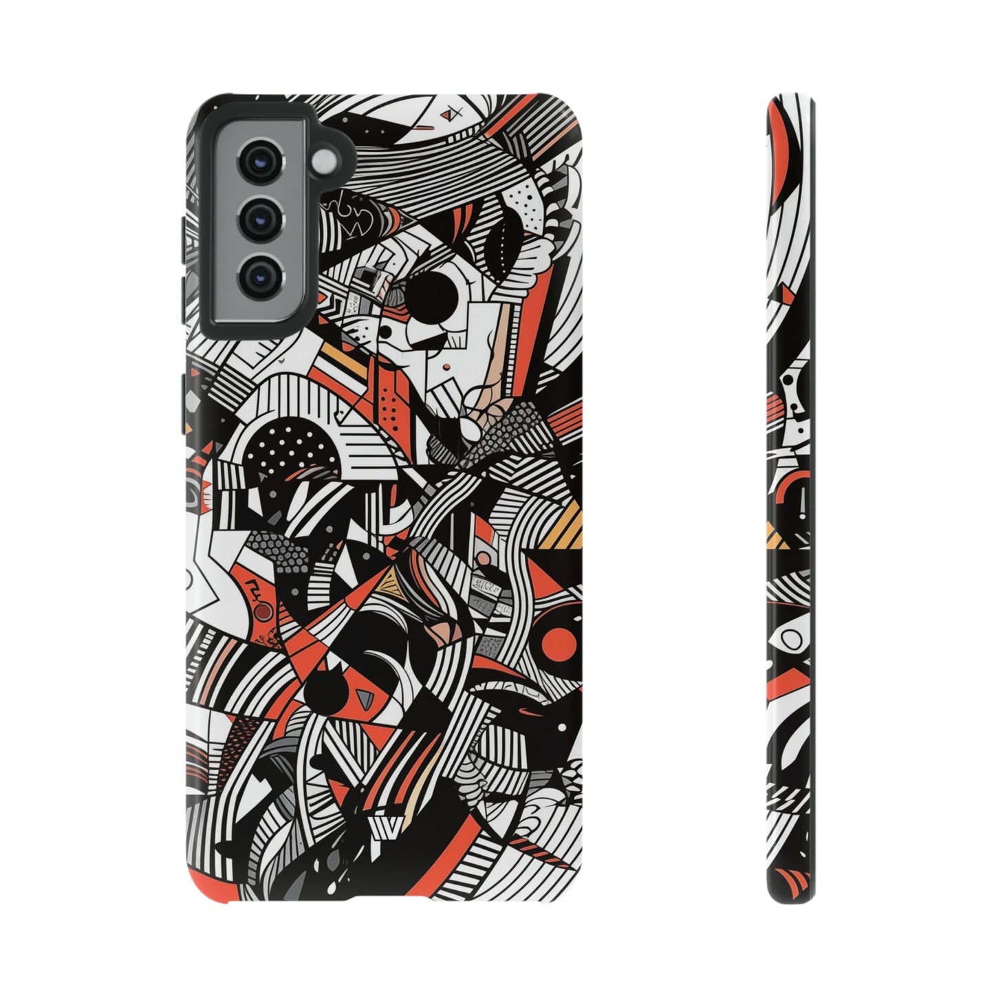 DOODLE ABSTRACTO #3 | Funda resistente para teléfono