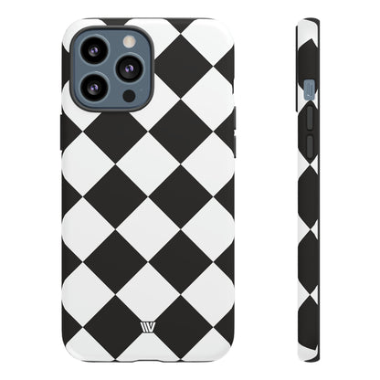 DIAMANTE BLANCO Y NEGRO | Funda resistente para teléfono