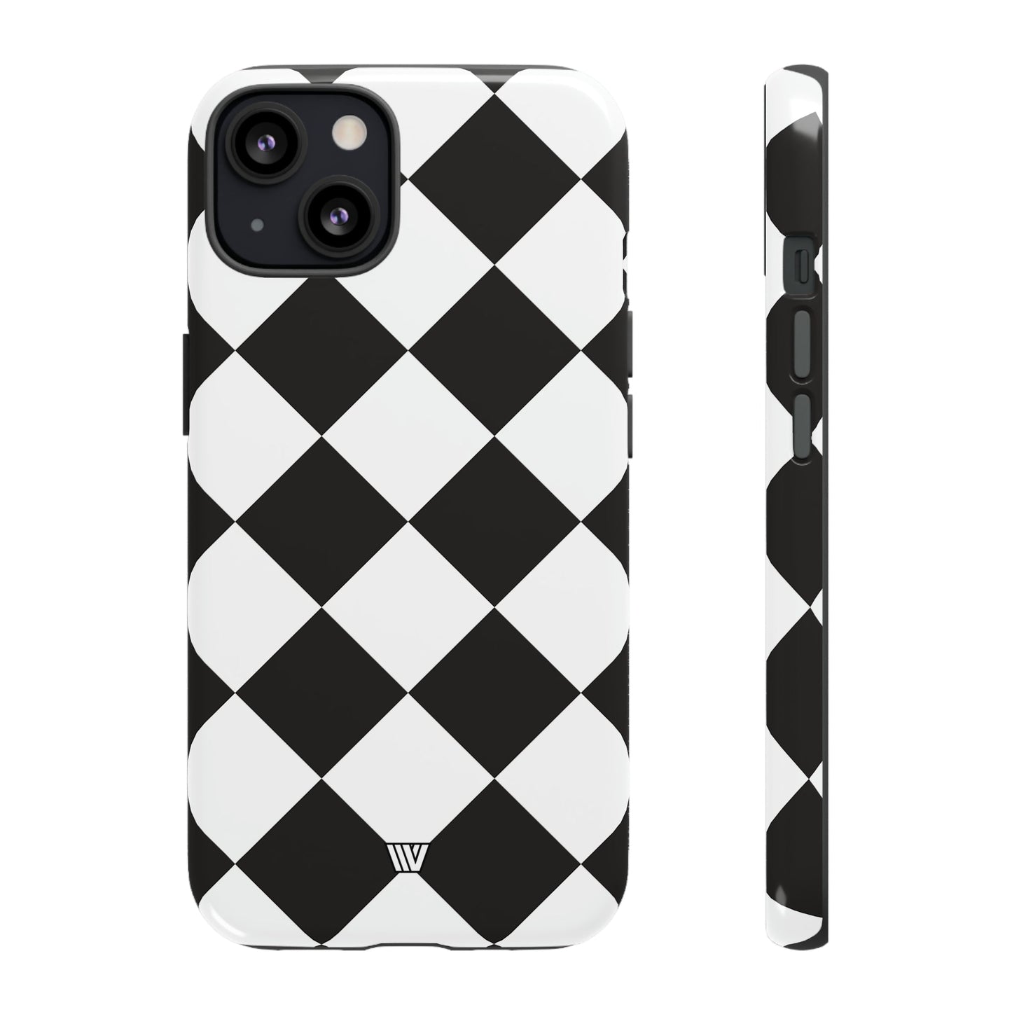 DIAMANTE BLANCO Y NEGRO | Funda resistente para teléfono