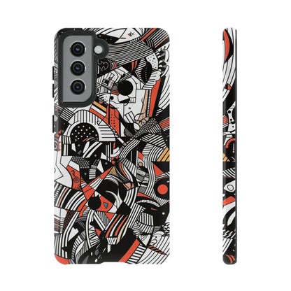 DOODLE ABSTRACTO #3 | Funda resistente para teléfono