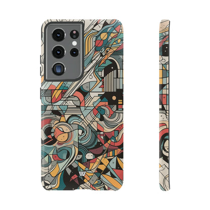 DOODLE ABSTRACTO #2 | Funda resistente para teléfono