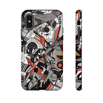 DOODLE ABSTRACTO #3 | Funda resistente para teléfono