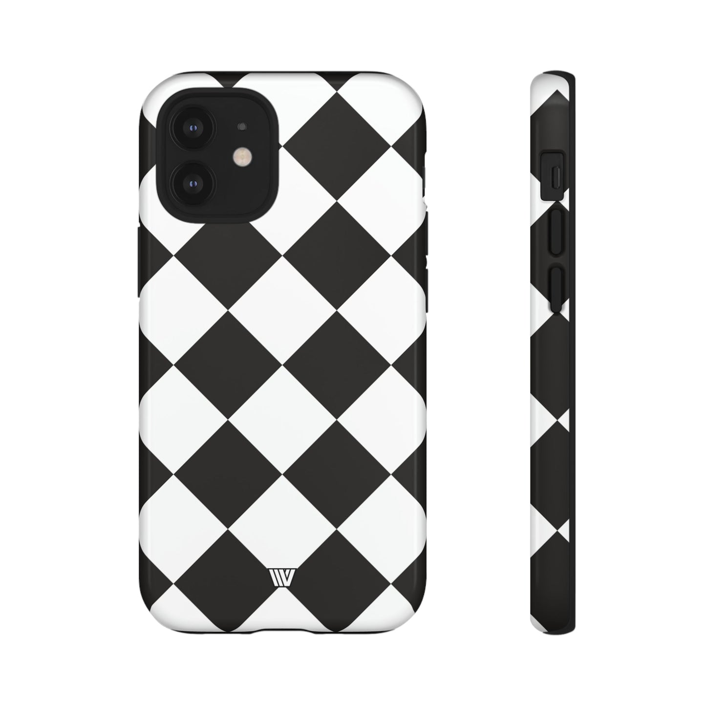 DIAMANTE BLANCO Y NEGRO | Funda resistente para teléfono