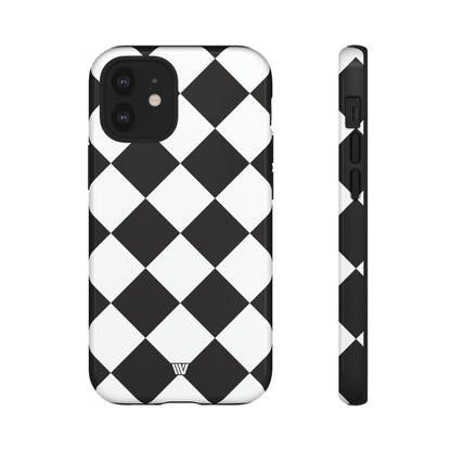 DIAMANTE BLANCO Y NEGRO | Funda resistente para teléfono
