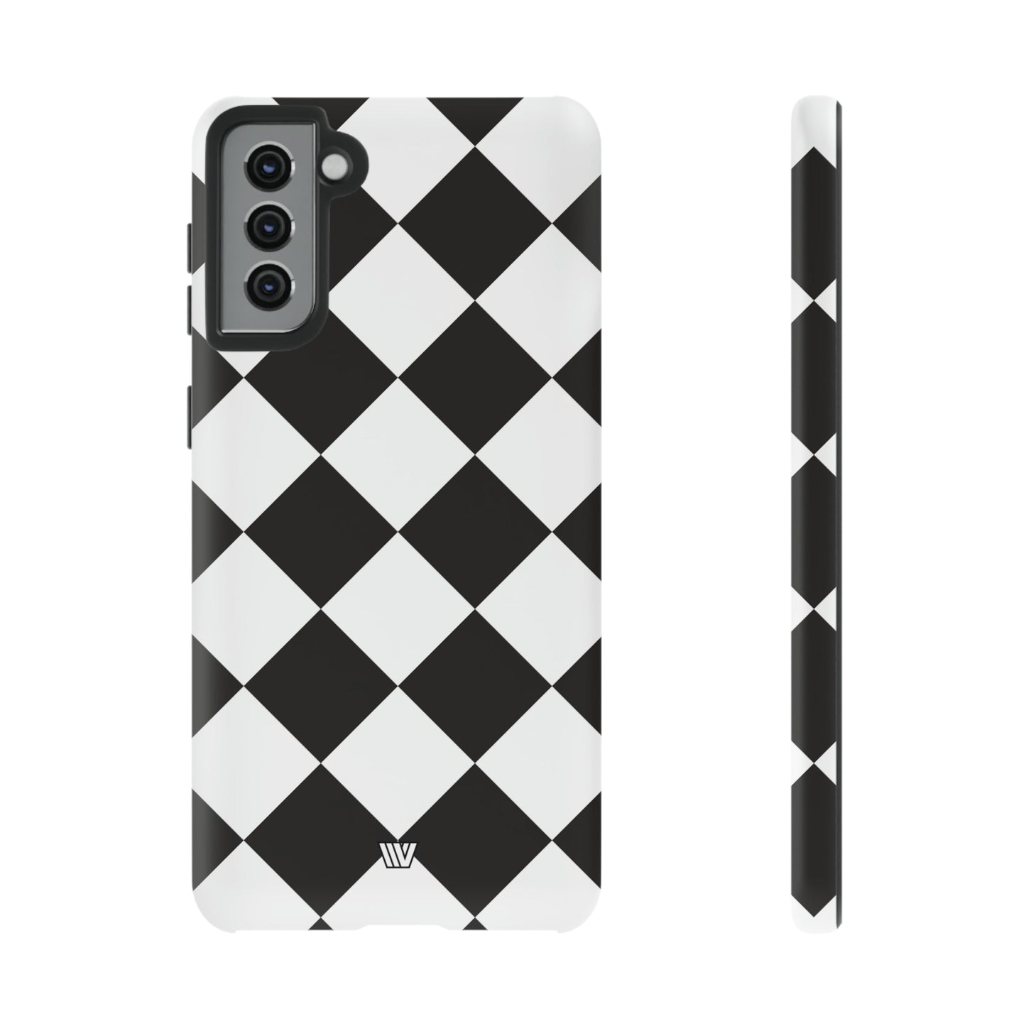 DIAMANTE BLANCO Y NEGRO | Funda resistente para teléfono