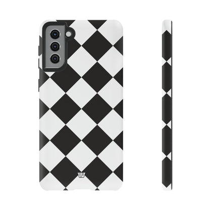 DIAMANTE BLANCO Y NEGRO | Funda resistente para teléfono