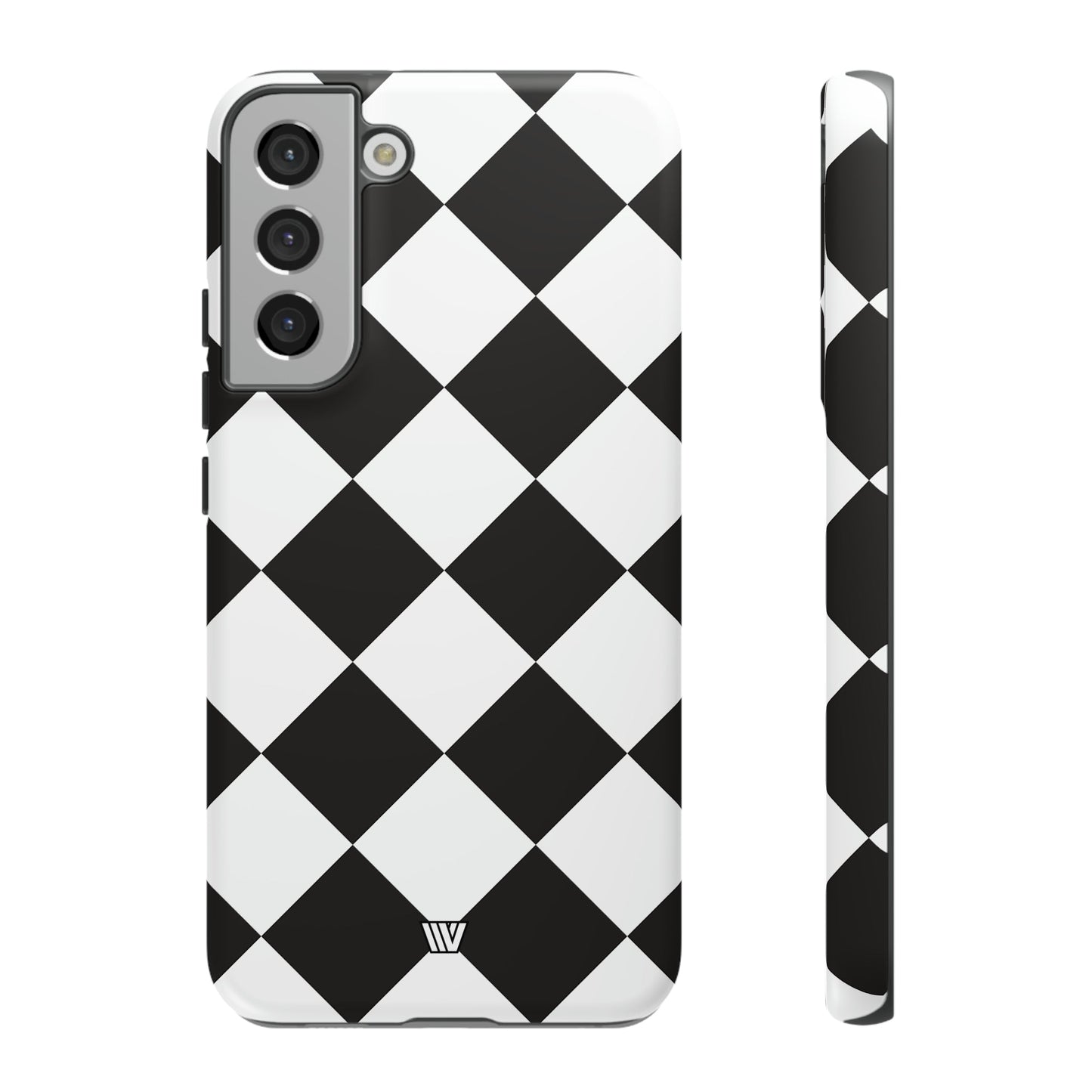 DIAMANTE BLANCO Y NEGRO | Funda resistente para teléfono