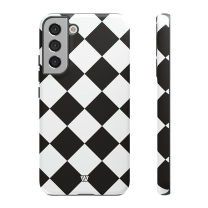 DIAMANTE BLANCO Y NEGRO | Funda resistente para teléfono