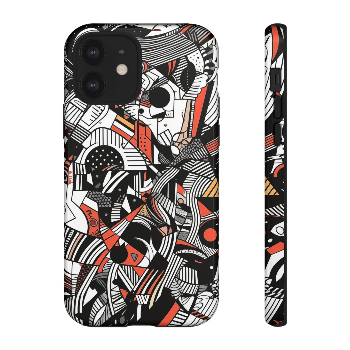DOODLE ABSTRACTO #3 | Funda resistente para teléfono