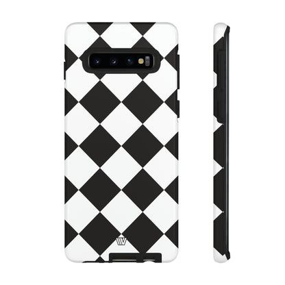DIAMANTE BLANCO Y NEGRO | Funda resistente para teléfono