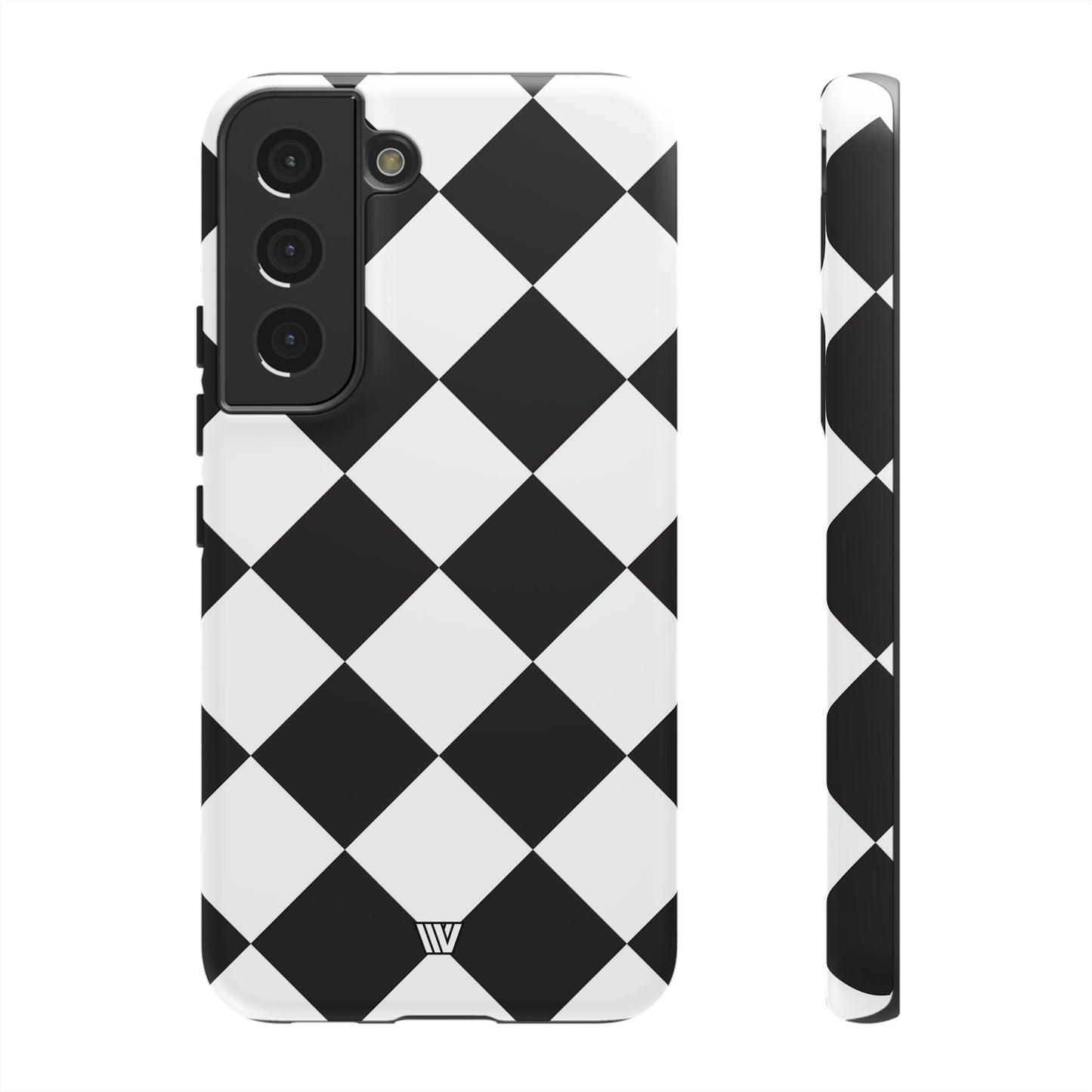 DIAMANTE BLANCO Y NEGRO | Funda resistente para teléfono