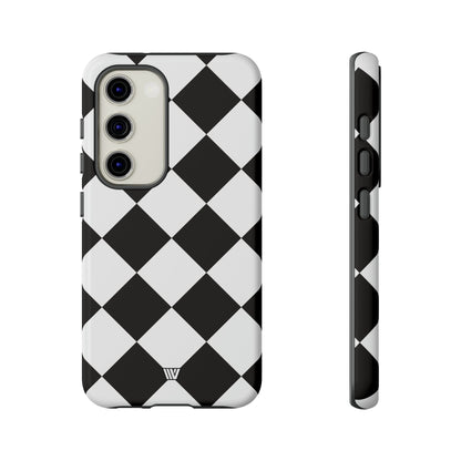 DIAMANTE BLANCO Y NEGRO | Funda resistente para teléfono