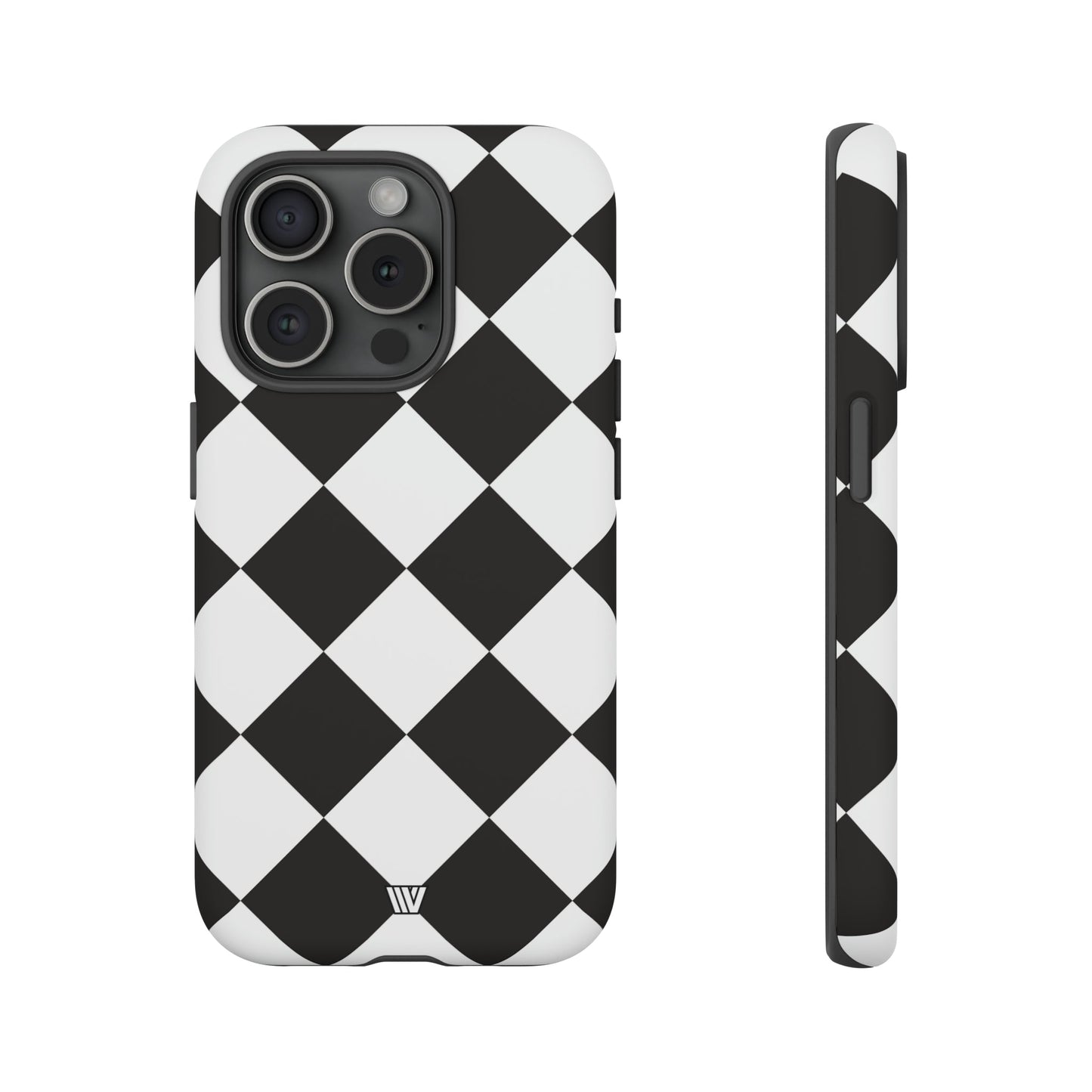DIAMANTE BLANCO Y NEGRO | Funda resistente para teléfono