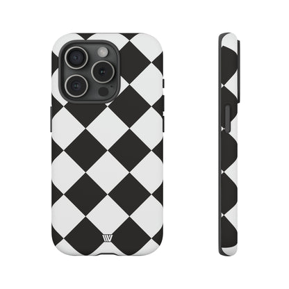 DIAMANTE BLANCO Y NEGRO | Funda resistente para teléfono