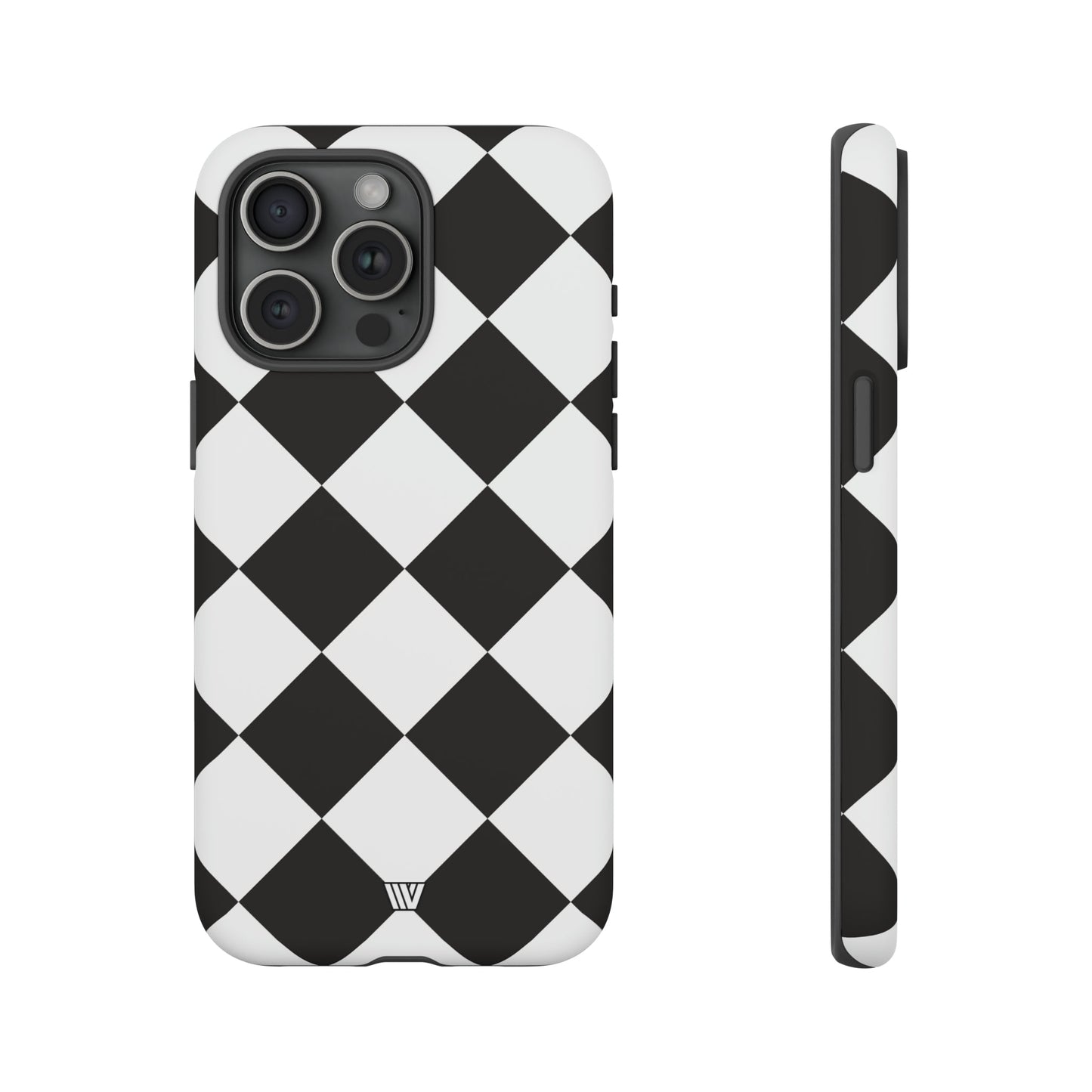 DIAMANTE BLANCO Y NEGRO | Funda resistente para teléfono