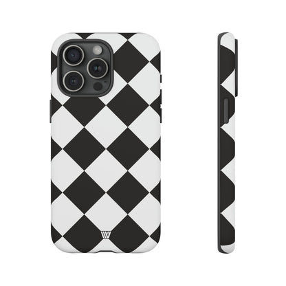 DIAMANTE BLANCO Y NEGRO | Funda resistente para teléfono