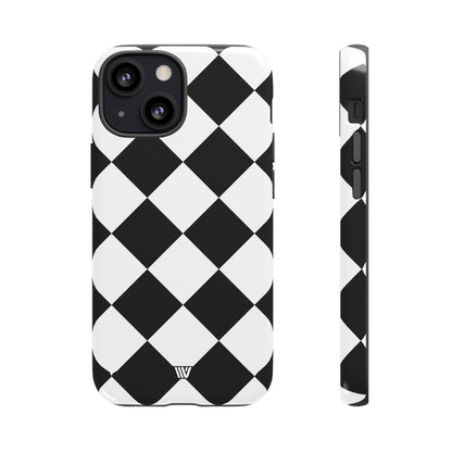 DIAMANTE BLANCO Y NEGRO | Funda resistente para teléfono