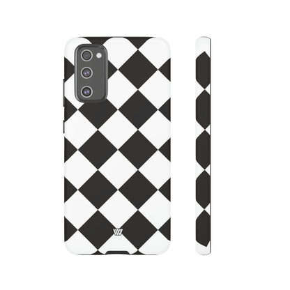 DIAMANTE BLANCO Y NEGRO | Funda resistente para teléfono