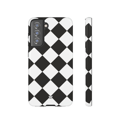 DIAMANTE BLANCO Y NEGRO | Funda resistente para teléfono