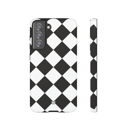 DIAMANTE BLANCO Y NEGRO | Funda resistente para teléfono