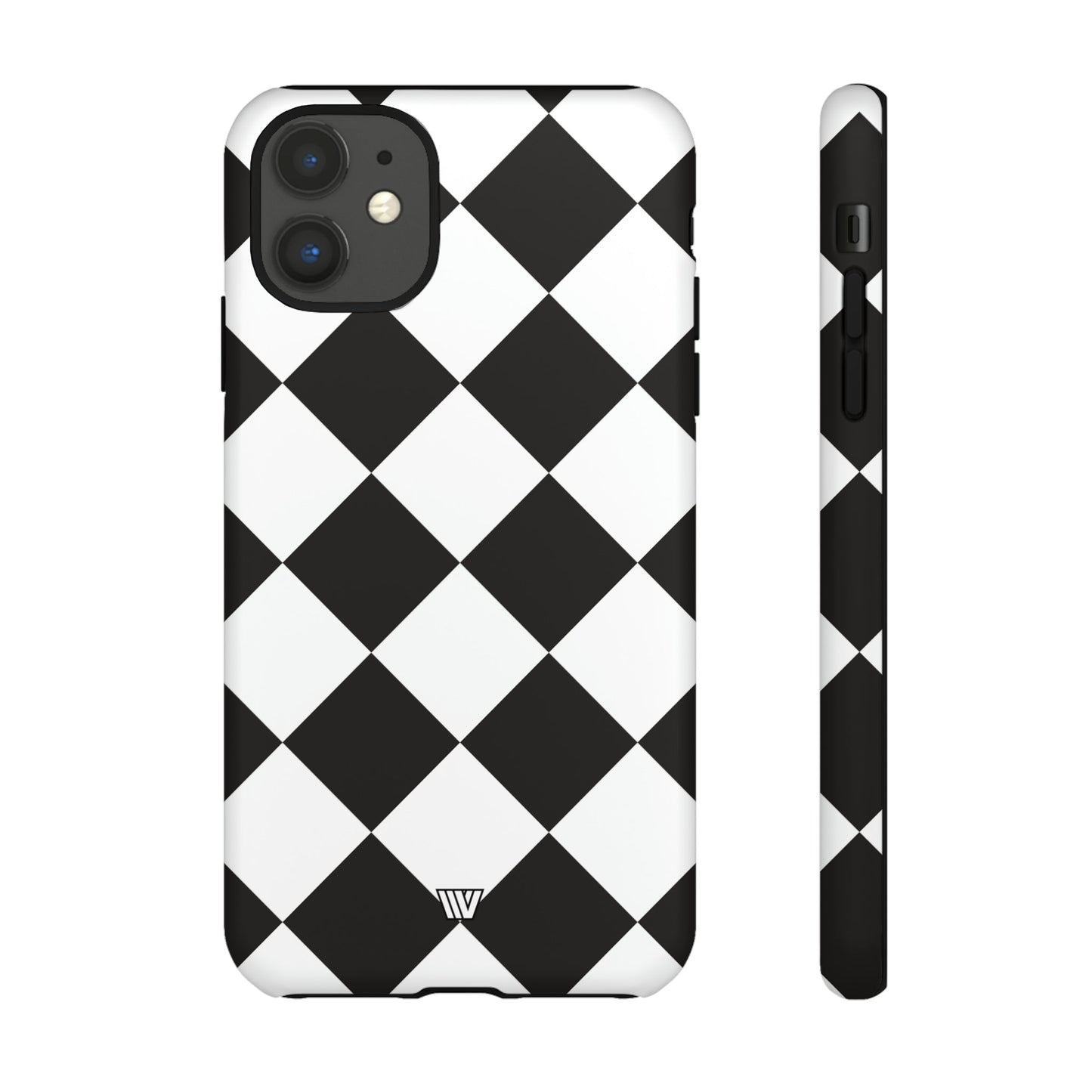 DIAMANTE BLANCO Y NEGRO | Funda resistente para teléfono