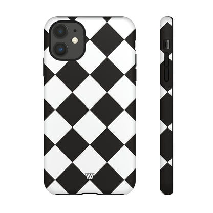 DIAMANTE BLANCO Y NEGRO | Funda resistente para teléfono