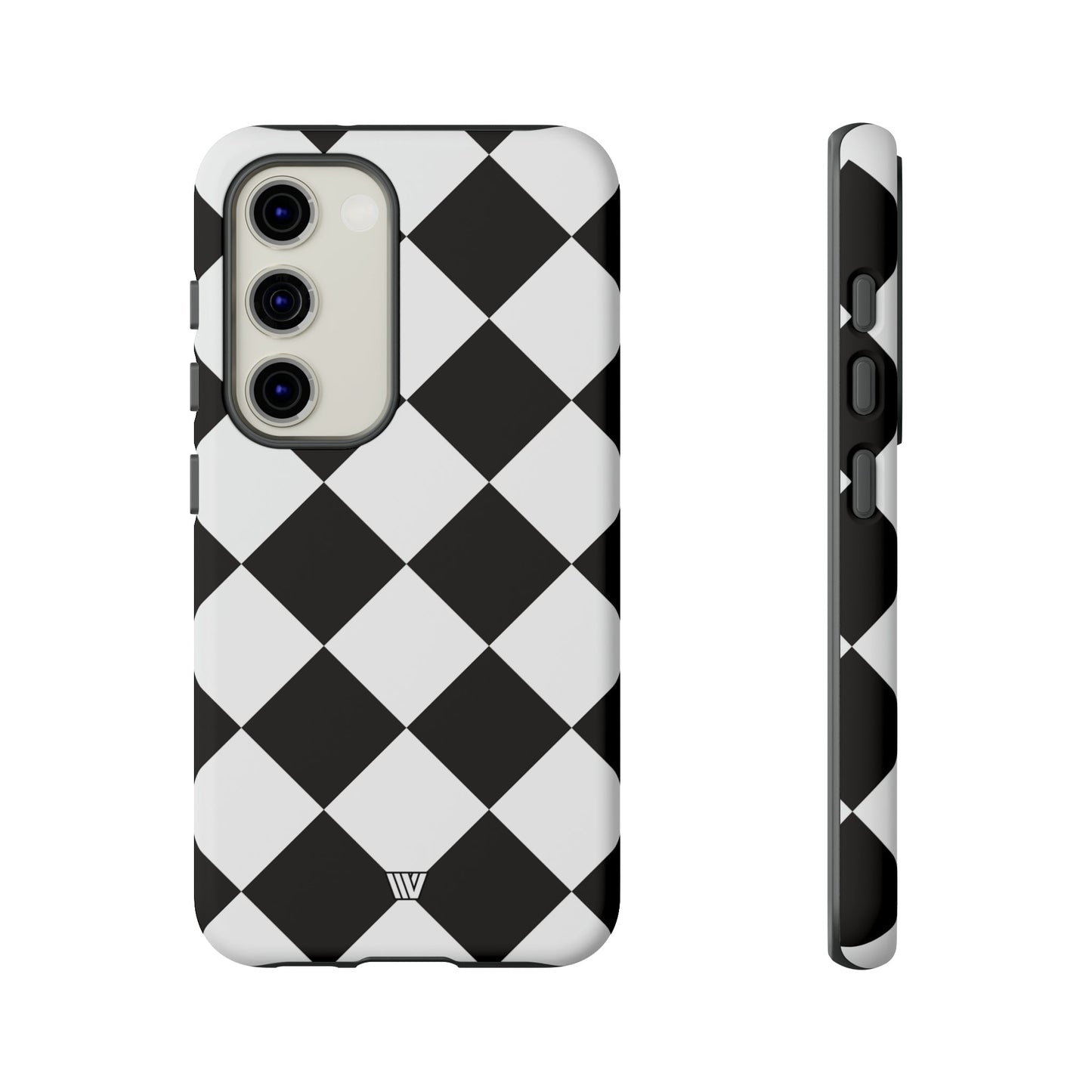 DIAMANTE BLANCO Y NEGRO | Funda resistente para teléfono