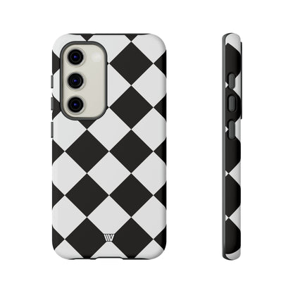 DIAMANTE BLANCO Y NEGRO | Funda resistente para teléfono
