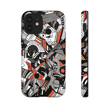 DOODLE ABSTRACTO #3 | Funda resistente para teléfono