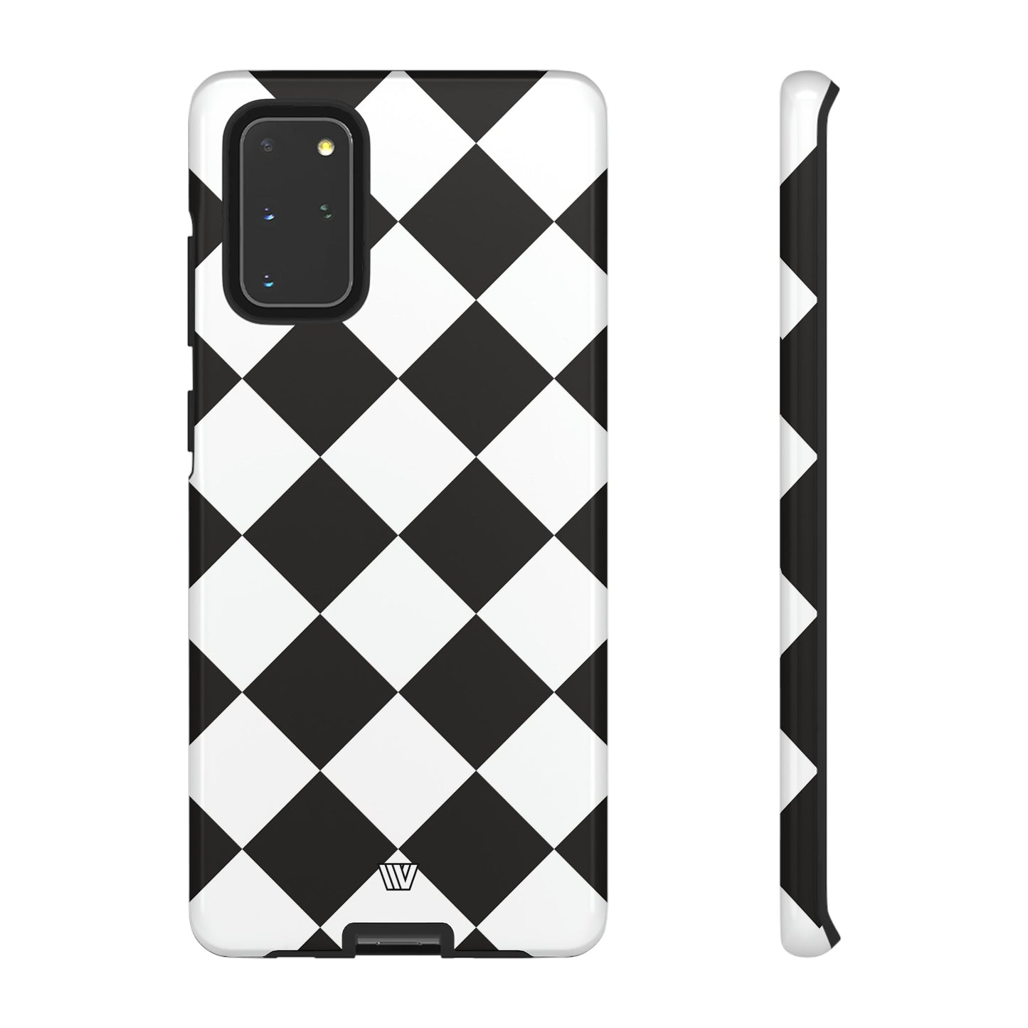 DIAMANTE BLANCO Y NEGRO | Funda resistente para teléfono