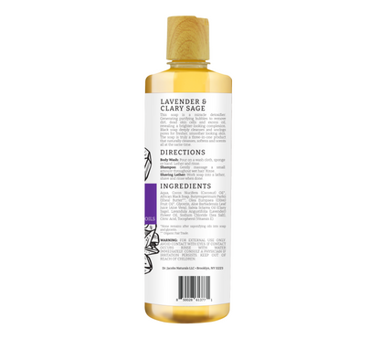 Jabón negro de lavanda y salvia (All American)