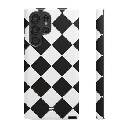 DIAMANTE BLANCO Y NEGRO | Funda resistente para teléfono