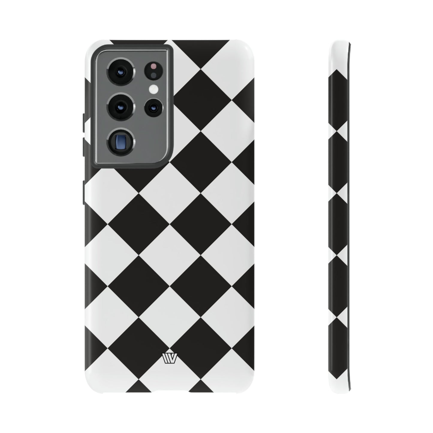 DIAMANTE BLANCO Y NEGRO | Funda resistente para teléfono
