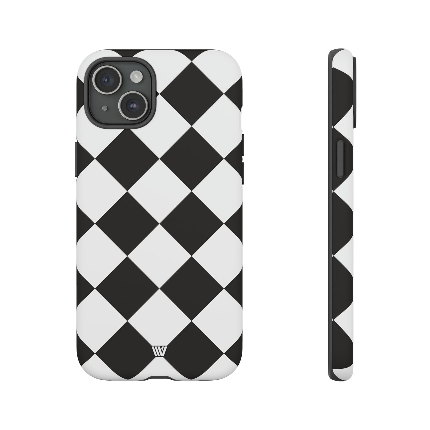 DIAMANTE BLANCO Y NEGRO | Funda resistente para teléfono